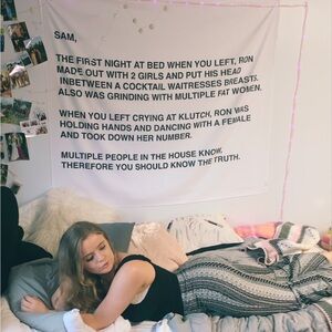 Jersey Shore Note Tapestry